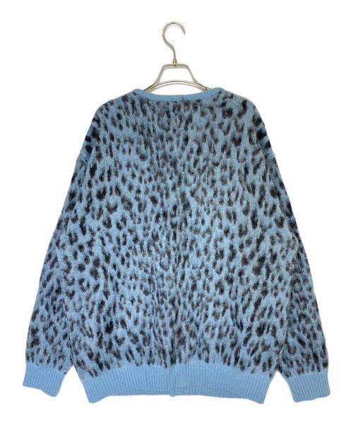 WACKO MARIA（ワコマリア）WACKO MARIA (ワコマリア) LEOPARD MOHAIR CARDIGAN ブルー サイズ:XLの古着・服飾アイテム