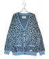 WACKO MARIA（ワコマリア）の古着「LEOPARD MOHAIR CARDIGAN」｜ブルー