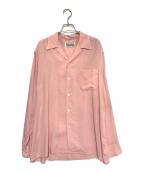 WACKO MARIAワコマリア）の古着「オープンカラーシャツ」｜ピンク