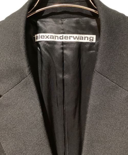 ALEXANDER WANG（アレキサンダー・ワン）ALEXANDER WANG (アレキサンダーワン) オーバーサイズテーラードジャケット ブラック サイズ:Mの古着・服飾アイテム