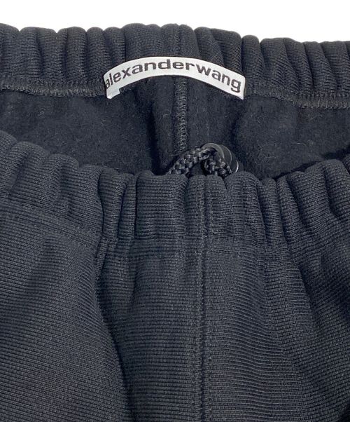 ALEXANDER WANG（アレキサンダー・ワン）ALEXANDER WANG (アレキサンダーワン) ロゴスウェットパンツ ブラック サイズ:Mの古着・服飾アイテム