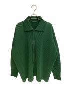 HOMME PLISSE ISSEY MIYAKEオム プリッセ イッセイ ミヤケ）の古着「MC AUGUST JACKET」｜グリーン