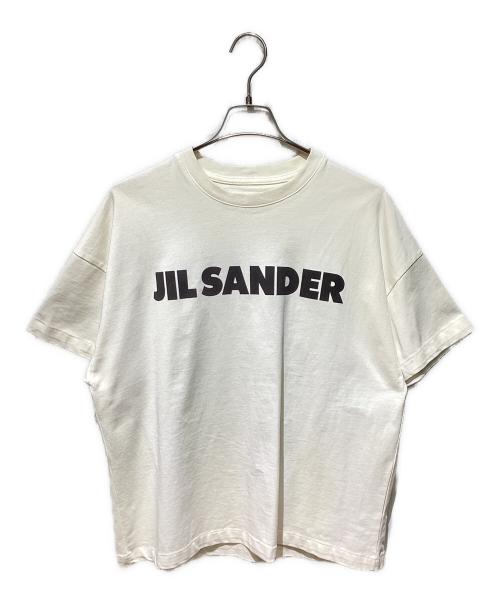 JIL SANDER（ジルサンダー）JIL SANDER (ジルサンダー) フロントロゴＴシャツ ホワイト サイズ:Mの古着・服飾アイテム