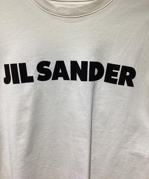 JIL SANDER（ジルサンダー）JIL SANDER (ジルサンダー) フロントロゴＴシャツ ホワイト サイズ:Mの古着・服飾アイテム