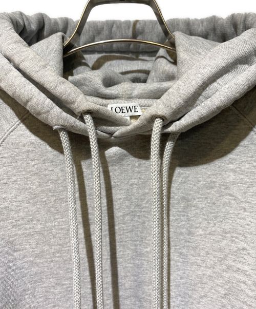 LOEWE（ロエベ）LOEWE (ロエベ) アナグラム リラックスフィットフーディ ライトグレー サイズ:XSの古着・服飾アイテム