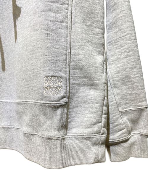 LOEWE（ロエベ）LOEWE (ロエベ) アナグラム リラックスフィットフーディ ライトグレー サイズ:XSの古着・服飾アイテム