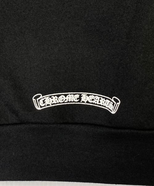 CHROME HEARTS（クロムハーツ）CHROME HEARTS (クロムハーツ) ホースシュープルオーバーパーカー ブラック サイズ:Lの古着・服飾アイテム