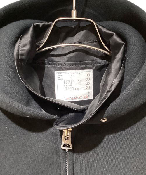 sacai（サカイ）sacai (サカイ) 21AW Sponge Sweat Hoodie（スポンジスウェットフーディ） ネイビー サイズ:3の古着・服飾アイテム