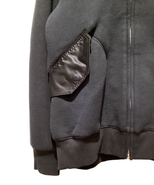 sacai（サカイ）sacai (サカイ) 21AW Sponge Sweat Hoodie（スポンジスウェットフーディ） ネイビー サイズ:3の古着・服飾アイテム