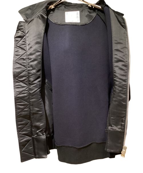 sacai（サカイ）sacai (サカイ) 21AW Sponge Sweat Hoodie（スポンジスウェットフーディ） ネイビー サイズ:3の古着・服飾アイテム