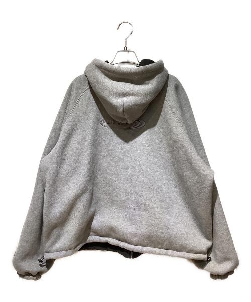 ALEXANDER WANG（アレキサンダー・ワン）ALEXANDER WANG (アレキサンダーワン) リバーシブル ラグランジップ パーカー グレー サイズ:Mの古着・服飾アイテム