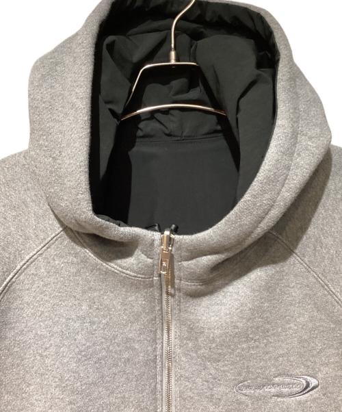 ALEXANDER WANG（アレキサンダー・ワン）ALEXANDER WANG (アレキサンダーワン) リバーシブル ラグランジップ パーカー グレー サイズ:Mの古着・服飾アイテム