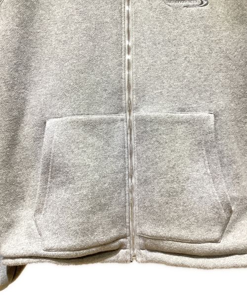 ALEXANDER WANG（アレキサンダー・ワン）ALEXANDER WANG (アレキサンダーワン) リバーシブル ラグランジップ パーカー グレー サイズ:Mの古着・服飾アイテム