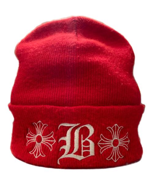 CHROME HEARTS（クロムハーツ）CHROME HEARTS (クロムハーツ) BELLA HADID BEANIE レッドの古着・服飾アイテム
