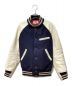 eYe COMME des GARCONS JUNYAWATANABE MAN（アイ コム デ ギャルソン ジュンヤ ワタナベ マン）の古着「×JOHNSON LEATHERS(ジョンソンレザー) スタジャン/レザージャケット」｜ネイビー