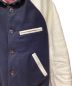 中古・古着 eYe COMME des GARCONS JUNYAWATANABE MAN JOHNSON LEATHER (ジョンソンレザー) ×JOHNSON LEATHERS(ジョンソンレザー) スタジャン/レザージャケット ネイビー サイズ:M：40000円