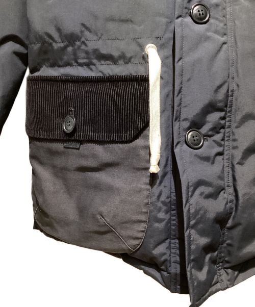 eYe COMME des GARCONS JUNYAWATANABE MAN（アイ コム デ ギャルソン ジュンヤ ワタナベ マン）eYe COMME des GARCONS JUNYAWATANABE MAN THE NORTH FACE (ザ ノース フェイス) フェイクファーボアダウンコート ブラック サイズ:Mの古着・服飾アイテム