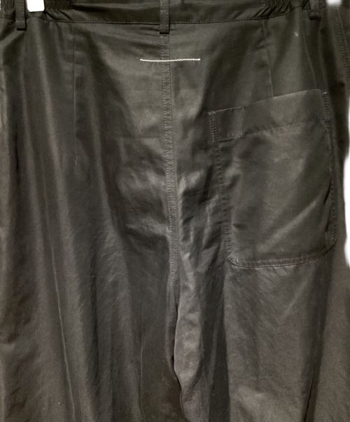 MM6 Maison Margiela（エムエムシックスメゾンマルジェラ）MM6 Maison Margiela (エムエムシックス メゾンマルジェラ) ワイドバルーンパンツ ブラック サイズ:46の古着・服飾アイテム