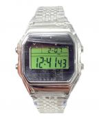 MM6 Maison Margiela×TIMEXエムエムシックスメゾンマルジェラ×タイメックス）の古着「T80デジタルウォッチ」｜シルバー