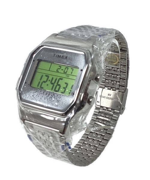 MM6 Maison Margiela（エムエムシックスメゾンマルジェラ）MM6 Maison Margiela (エムエムシックス メゾンマルジェラ) TIMEX (タイメックス) T80デジタルウォッチ シルバー サイズ:UNIの古着・服飾アイテム