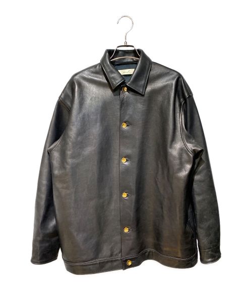 semoh（セモー）semoh (セモー) シングルレザージャケット ブラック サイズ:2の古着・服飾アイテム