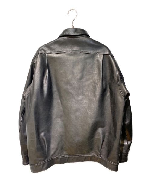 semoh（セモー）semoh (セモー) シングルレザージャケット ブラック サイズ:2の古着・服飾アイテム