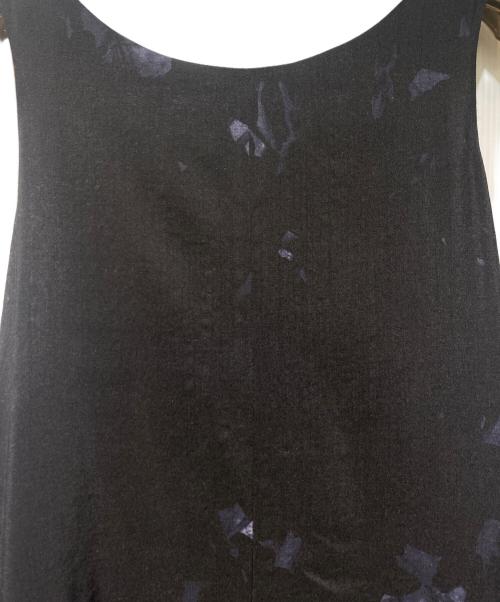 Y's（ワイズ）Y's (ワイズ) WOOL FLOWER SHADOW PRINT DRESS（ウールフラワーシャドウプリントドレス） ブラック サイズ:2の古着・服飾アイテム