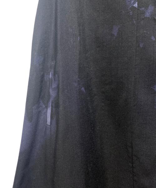 Y's（ワイズ）Y's (ワイズ) WOOL FLOWER SHADOW PRINT DRESS（ウールフラワーシャドウプリントドレス） ブラック サイズ:2の古着・服飾アイテム
