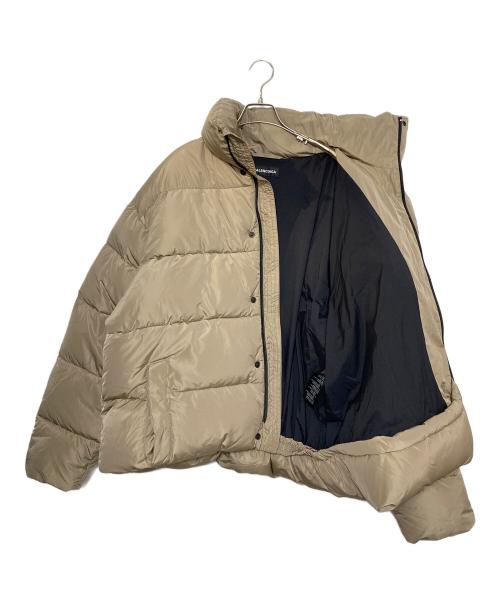 BALENCIAGA（バレンシアガ）BALENCIAGA (バレンシアガ) BB PUFFER JACKET ベージュ サイズ:46の古着・服飾アイテム