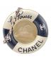 CHANEL（シャネル）の古着「ラ パウザ ラウンドチェーンショルダーバッグ」｜ホワイト×ブラック