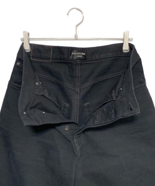 BALENCIAGA（バレンシアガ）BALENCIAGA (バレンシアガ) バギーデニムパンツ ブラック サイズ:XSの古着・服飾アイテム