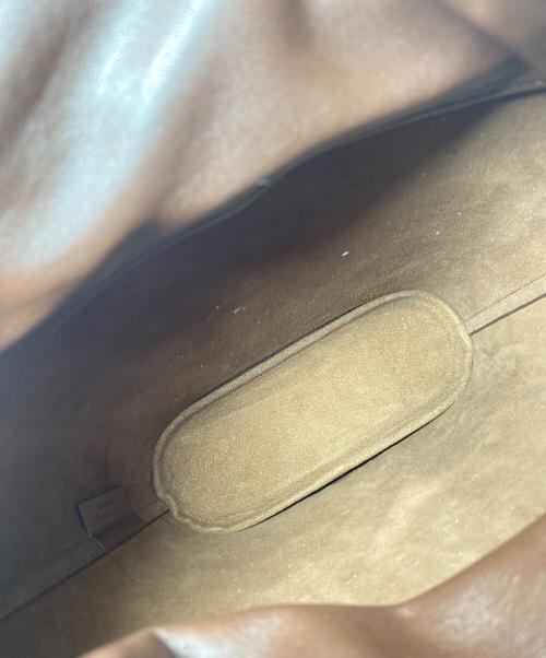 AMIPARIS（アミパリス）AMIPARIS (アミパリス) レザーショルダーバッグ ブラウンの古着・服飾アイテム