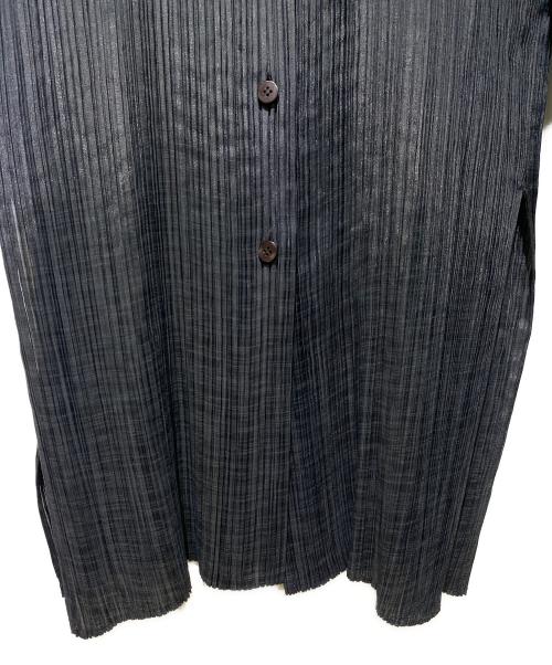 ISSEY MIYAKE（イッセイミヤケ）ISSEY MIYAKE (イッセイミヤケ) シャツワンピース ブラック サイズ:Mの古着・服飾アイテム