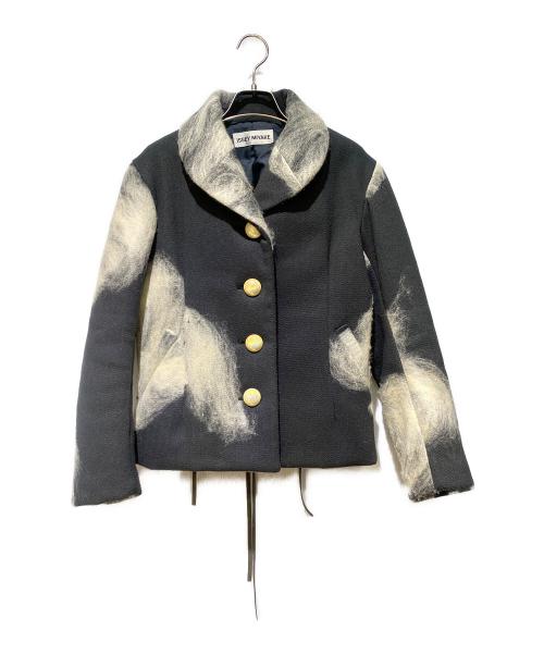 ISSEY MIYAKE（イッセイミヤケ）ISSEY MIYAKE (イッセイミヤケ) 変形ショートコート ブラック サイズ:Mの古着・服飾アイテム