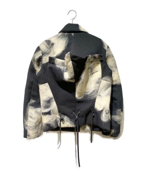 ISSEY MIYAKE（イッセイミヤケ）ISSEY MIYAKE (イッセイミヤケ) 変形ショートコート ブラック サイズ:Mの古着・服飾アイテム