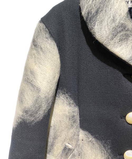 ISSEY MIYAKE（イッセイミヤケ）ISSEY MIYAKE (イッセイミヤケ) 変形ショートコート ブラック サイズ:Mの古着・服飾アイテム