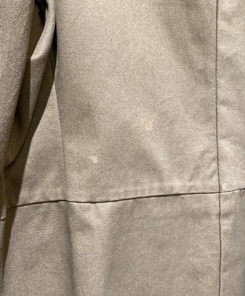 ISSEY MIYAKE（イッセイミヤケ）ISSEY MIYAKE (イッセイミヤケ) カットオフデザインレザーコート ブラウン サイズ:Mの古着・服飾アイテム