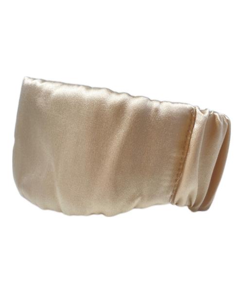 MIU MIU（ミュウミュウ）MIU MIU (ミュウミュウ) Duchesse カシミア アイマスク ゴールドの古着・服飾アイテム