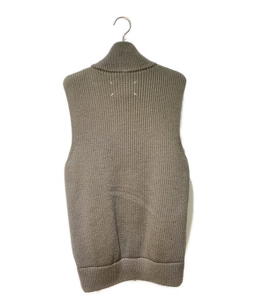 Maison Margiela（メゾンマルジェラ）Maison Margiela (メゾンマルジェラ) 11AW ドライバーズニットベスト グリーン サイズ:Sの古着・服飾アイテム