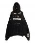 BALENCIAGA（バレンシアガ）の古着「Caps Destroyed Hoodie」｜ブラック