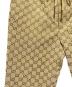 中古・古着 GUCCI (グッチ) GGキャンバス ジョギングパンツ ブラウン サイズ:44：60000円