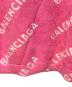 中古・古着 BALENCIAGA (バレンシアガ) ALL OVERロゴ クルーネックセーター ピンク サイズ:XS：50000円