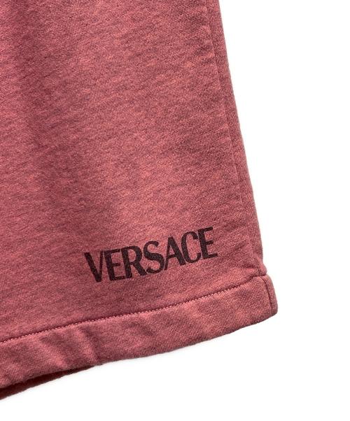VERSACE（ヴェルサーチェ）VERSACE (ヴェルサーチ) スウェットハーフパンツ ピンク サイズ:Sの古着・服飾アイテム