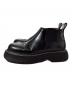 BOTTEGA VENETA (ボッテガベネタ) スウェル レザー×ファブリック サイドゴアブーツ ブラック サイズ:44：60000円