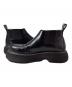 中古・古着 BOTTEGA VENETA (ボッテガベネタ) スウェル レザー×ファブリック サイドゴアブーツ ブラック サイズ:44：60000円