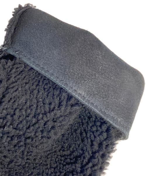 UNDERCOVERISM（アンダーカバーイズム）UNDERCOVERISM (アンダーカバーイズム) Leather Docking Mouton Coat ブラック サイズ:2の古着・服飾アイテム