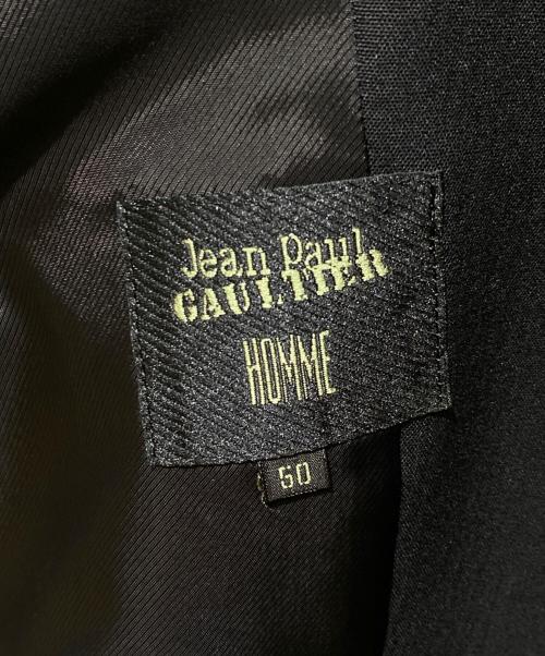 Jean Paul Gaultier homme（ジャンポールゴルチェオム）Jean Paul Gaultier homme (ジャンポールゴルチェオム) ショート丈ジャケット ブラック サイズ:50の古着・服飾アイテム