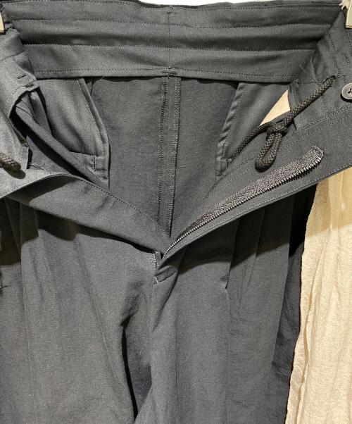 Yohji Yamamoto pour homme（ヨウジヤマモト プールオム）Yohji Yamamoto pour homme (ヨウジヤマモト プールオム) 生成り5本タックパンツ ブラック サイズ:2の古着・服飾アイテム