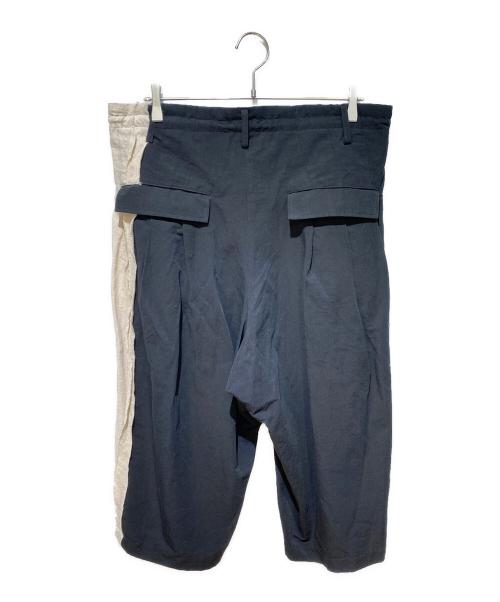 Yohji Yamamoto pour homme（ヨウジヤマモト プールオム）Yohji Yamamoto pour homme (ヨウジヤマモト プールオム) 生成り5本タックパンツ ブラック サイズ:2の古着・服飾アイテム
