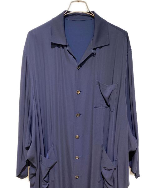 Y's（ワイズ）Y's (ワイズ) 95AW ギャバジンロングコート ネイビー サイズ:-の古着・服飾アイテム